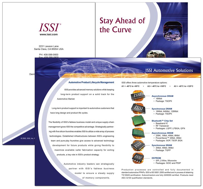 ISSI Automotive Brochure Design