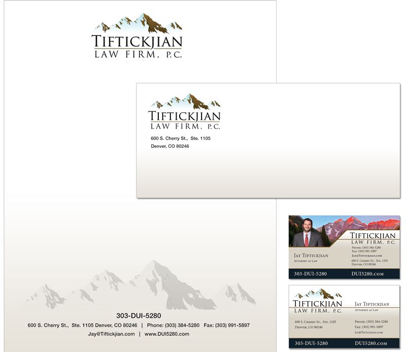Tiftickjian Law Firm Stationery