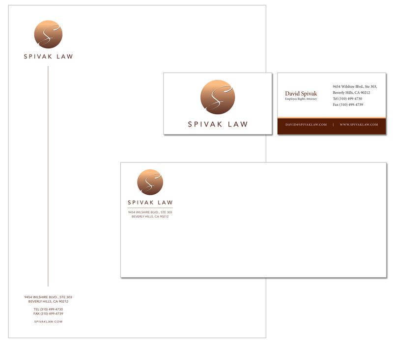 Spivak Law Firm Stationery