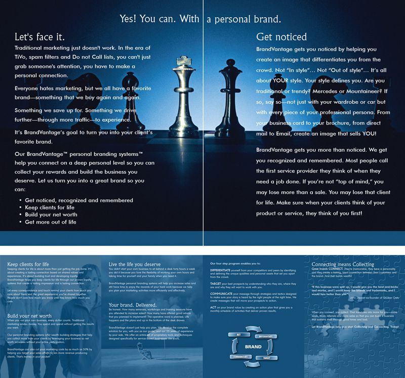 BrandVantage Brochure Design