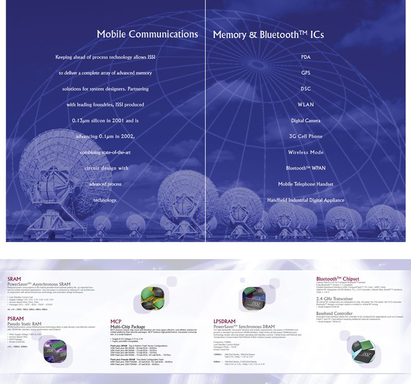 ISSI Bluetooth Brochure Design