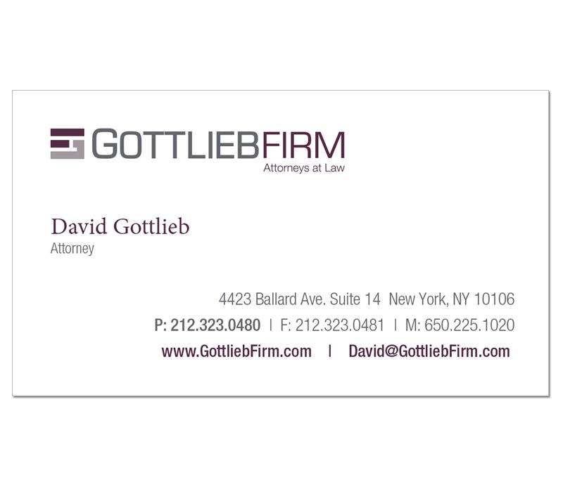 Gottlieb Law Firm Stationery